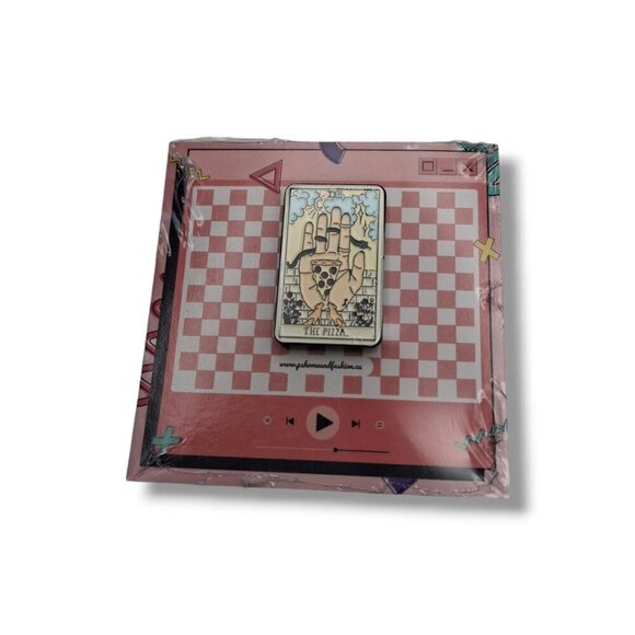 The Pizza Tarot Card Pin/Brooch - Picture 5 of 7